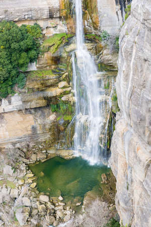 waterfall on the mountain Sallent Rupitの写真素材