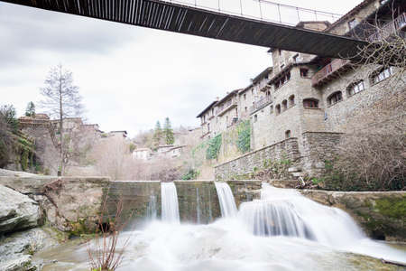 Rupit river with its waterfallsの写真素材