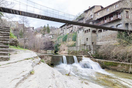 Rupit river with its waterfallsの写真素材