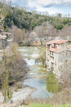 architecture stone houses in rupitの写真素材