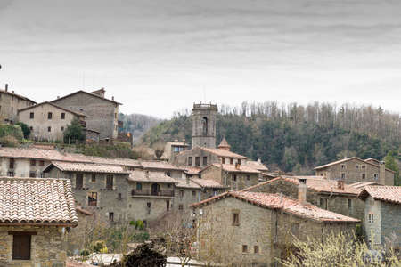 architecture stone houses in rupitの写真素材