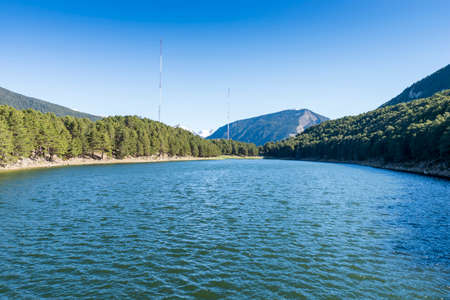 Lake of bees in Andorra La Vellaの写真素材