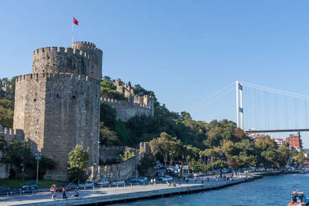 Fort of Rumelihisari on the Bosphorus, Istambul, Turkeyのeditorial素材