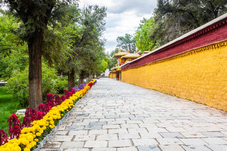 Norbulingka Dalai Lama summer palace, Lhasa, Tibet, Lhasa