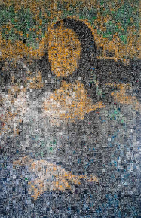 Refused Electronic components boards Wasteのeditorial素材