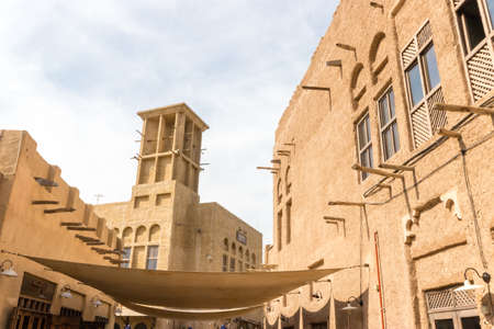 Dubai Creek and its traditional heritage villageのeditorial素材