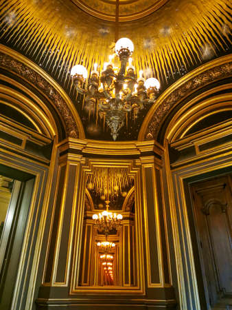 The national french opera Garnier and its beautiful architecture
