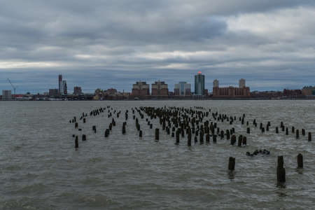 New York, United States, January 28, 2020: New Jersey is a state in the northeastern United States with some 130 miles of coastline along the Atlantic.のeditorial素材
