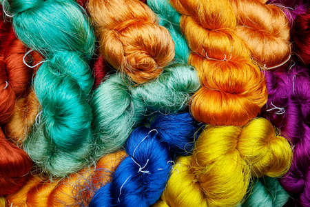 silk ballの写真素材
