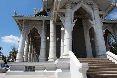Buddhist temple in krabi, thailandの写真素材