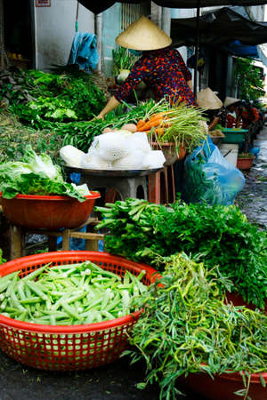 asian street sellerの写真素材