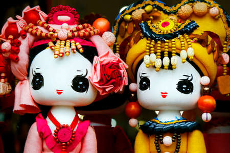 Traditional chinese dollの写真素材
