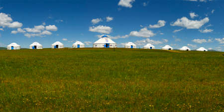 Yurt in the grassland of Mongolia
