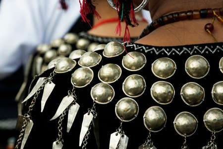 detail ethnic asian costume
