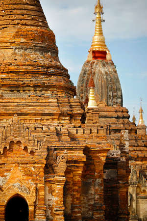 Buddhist temple, stupa, in the historical park of Bagan, Myanmar