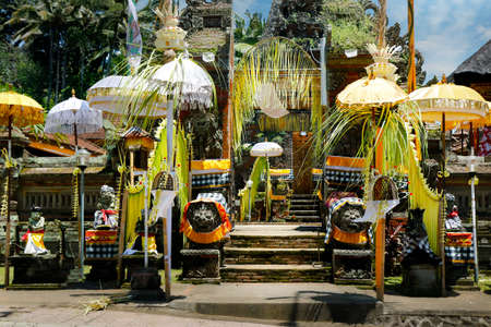 Hinduist temple in Bali island-Indonesiaの写真素材