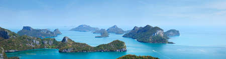 limestone island at ang thong national national parkの写真素材