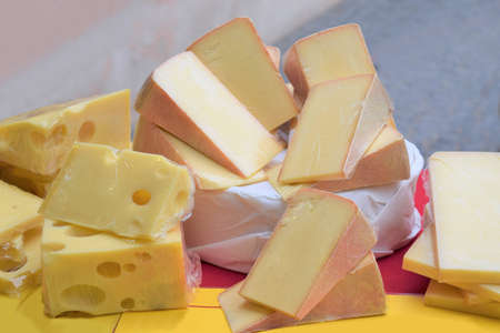 Cheese - a mountain of hard cheese