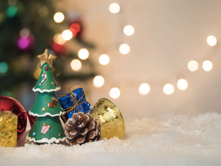 Decoration celebration on snowの写真素材