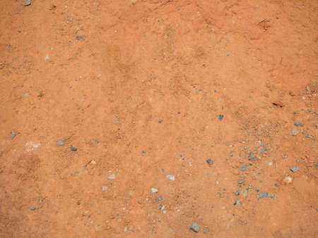 red and brown of ground texture for backgroundの写真素材