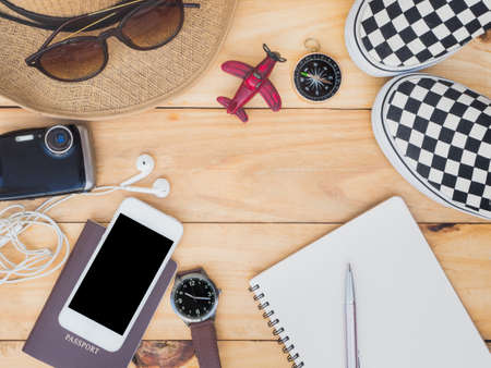 Travel planning concept backgroundの写真素材