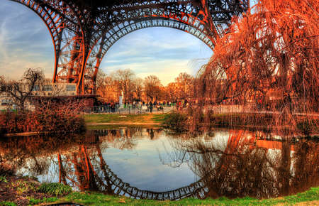 eiffel towerの写真素材