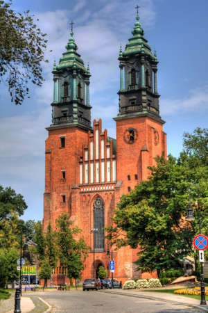 Cathedral in Poznan, Polandの写真素材