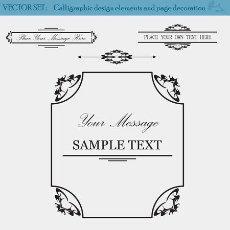 Set of Design Elements のイラスト素材