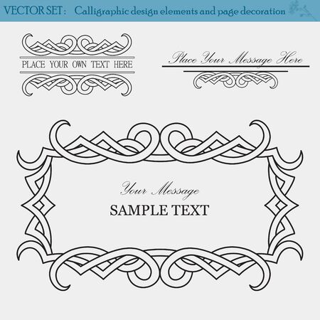 Set of Design Elements のイラスト素材