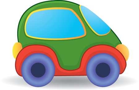Vector toy carのイラスト素材
