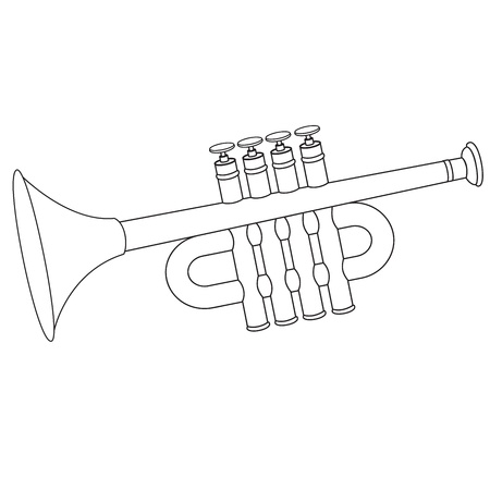 Trumpet toy. Vectorのイラスト素材