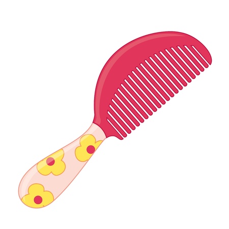 Cartoon comb  Vector illustration のイラスト素材
