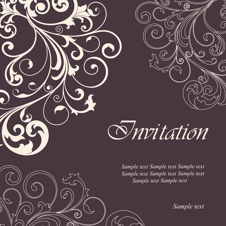 Wedding invitation and save the date cards. Also can be used as greeting cards, birthday cards or party invitations.のイラスト素材