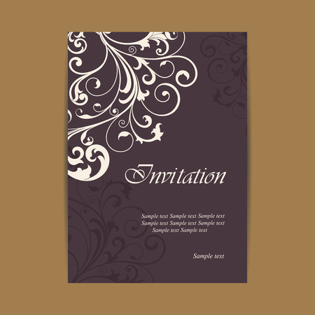 Wedding invitation and save the date cards. Also can be used as greeting cards, birthday cards or party invitations.のイラスト素材