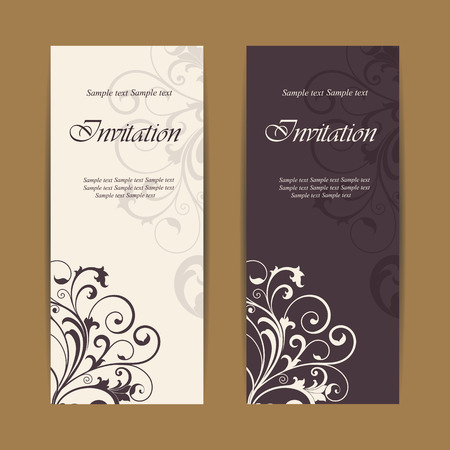Wedding invitation and save the date cards. Also can be used as greeting cards, birthday cards or party invitations.のイラスト素材