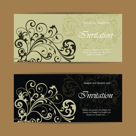Wedding invitation and save the date cards. Also can be used as greeting cards, birthday cards or party invitations.のイラスト素材