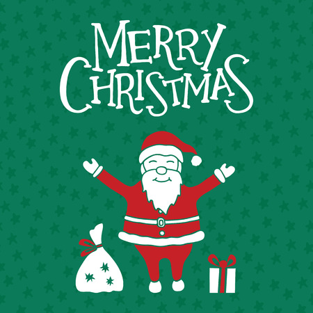 Merry Christmas greeting card, poster and banner. Christmas elements, seamless pattern background.

のイラスト素材