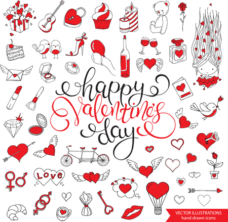 Romantic seamless pattern. Valentine's day. Holiday backgroundのイラスト素材