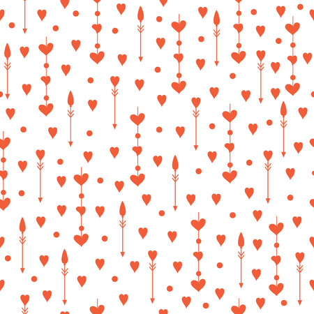 Valentine's day seamless pattern. Holiday backgroundのイラスト素材