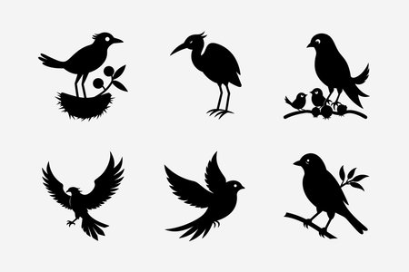 Cute cartoon cat character set. Cute kitten collection. Vector illustration.のイラスト素材