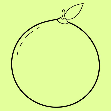 Citrus icon. Outline illustration of citrus icon for webのイラスト素材