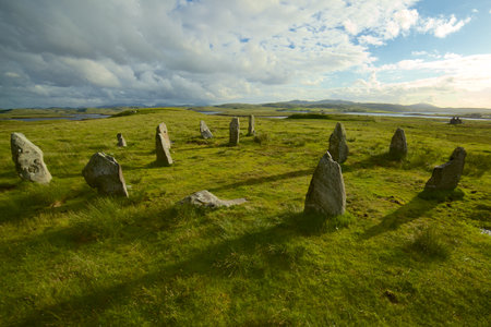 Callanish standing stones site 2の素材 [FY31049030198]