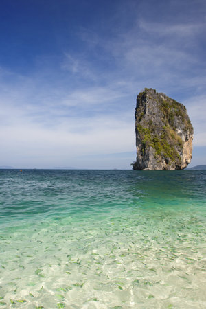 Koh Poda Beach , Krabi, Southern Thailand の写真素材