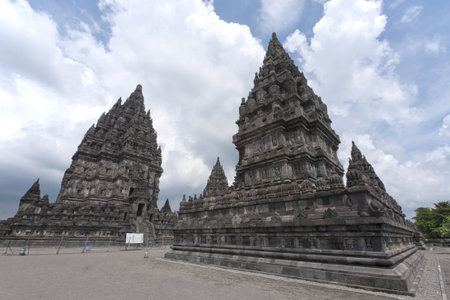 Prambanan temple near Yogyakarta on Java island, Indonesia 