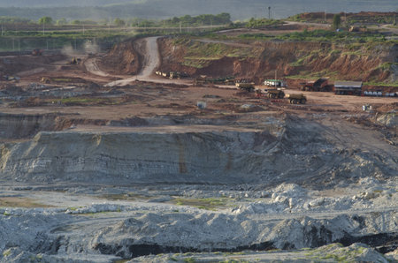 Coalmine at Lumpang provinceThailand
