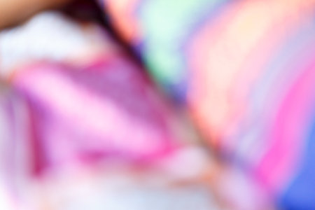 Abstract background of colorful fabic.