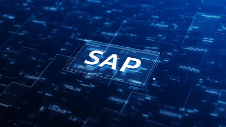 SAP, or Systems Applications and Products in Data Processing, is a comprehensive software solution streamlining business operations for swift and precise information retrieval across all sectors.の写真素材