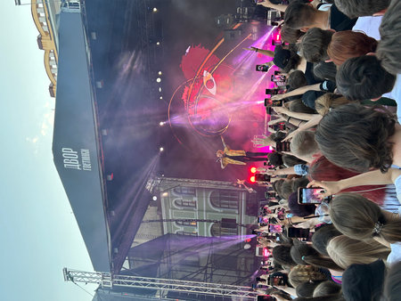 The Kieler Woche is performing on the HÃÂ¶rn Stageの写真素材