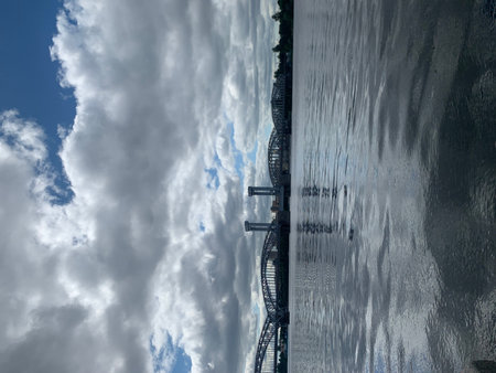 St. Petersburg, Railway Bridgeの写真素材