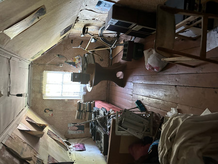Interior of an old abandoned house, SPBの写真素材